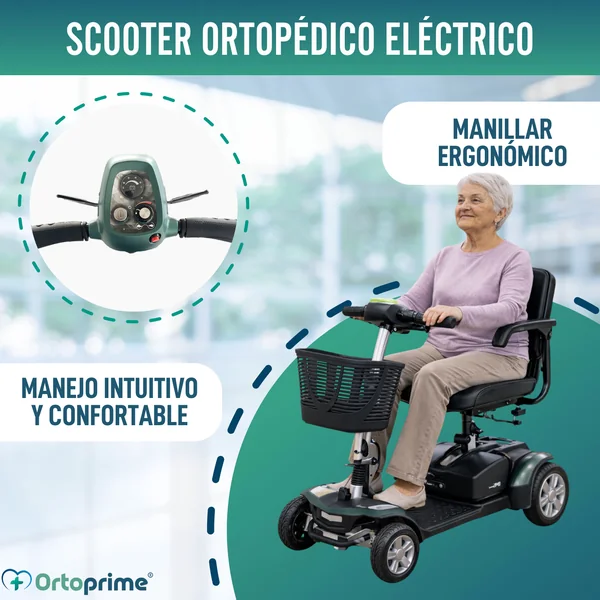Scooter Eléctrico Desmontable | Batería de Litio de 40Ah