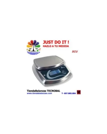 SCU 3/6/15/30Kg 245x190mm Balanza inox IP67 Checkweigher