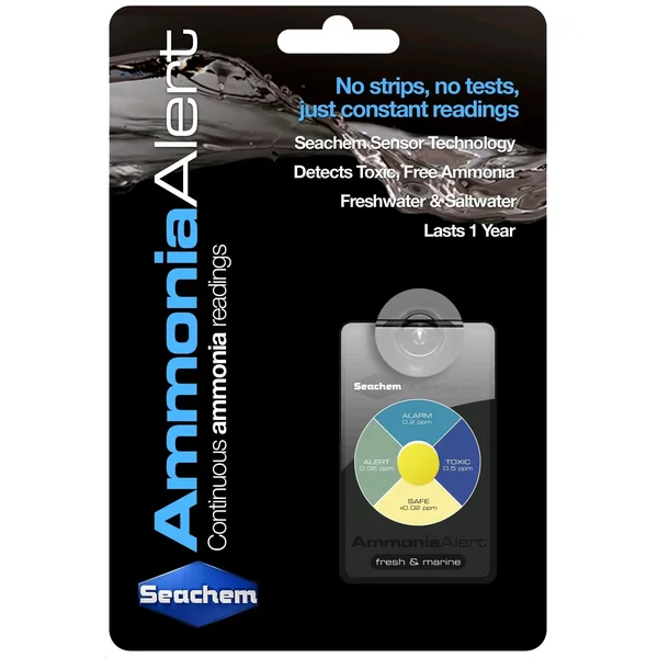 Seachem Ammonia Alert Test de Amonio para Acuarios de Agua Dulce y Salada