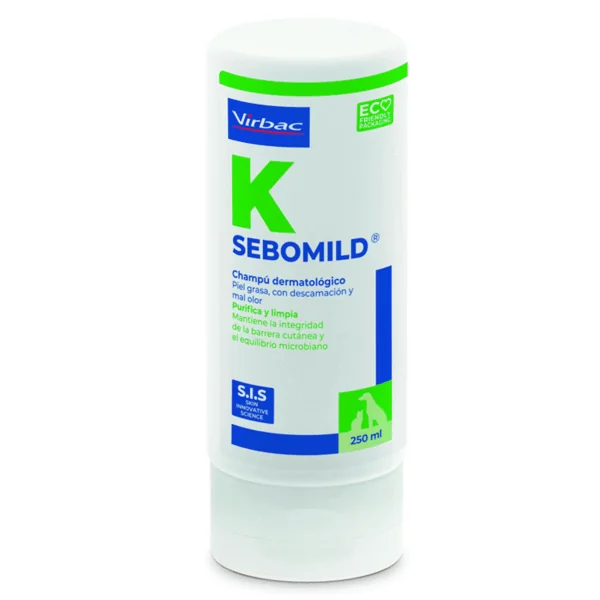 Sebomild champú Seborrea perros y gatos 250 ml