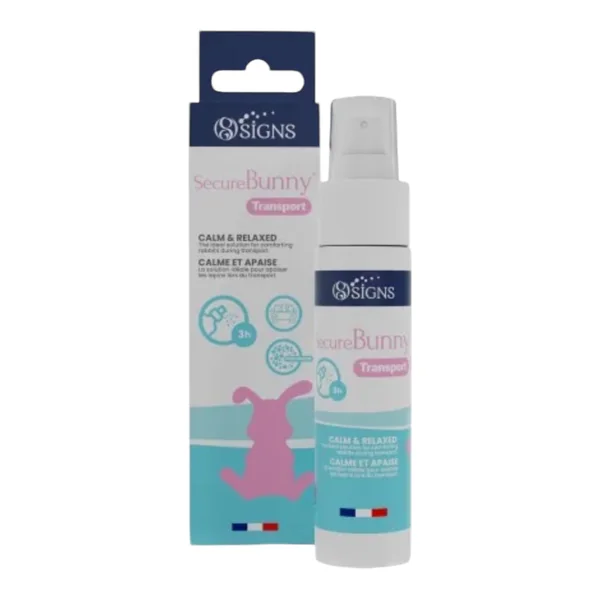 Securebunny Transport Spray Feromonas Maternales Antiéstrés para Conejos
