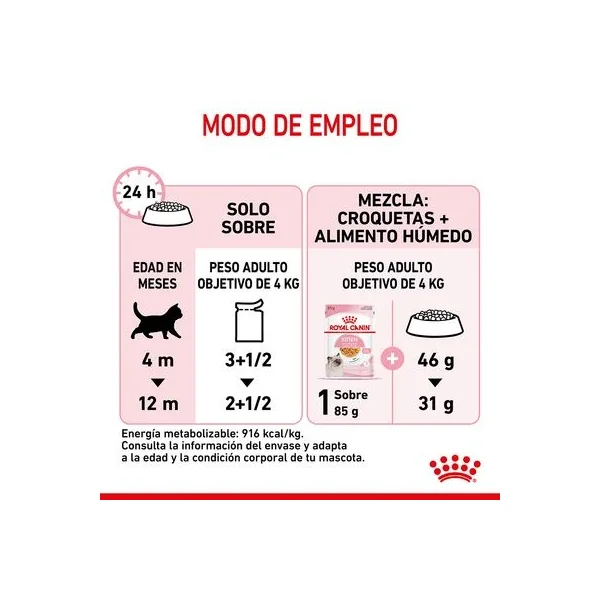 Selecciona tu Royal Canin Kitten Instinctive En Gelatina favorito hoy y ahorra un 20% al instante en le Valencia España!