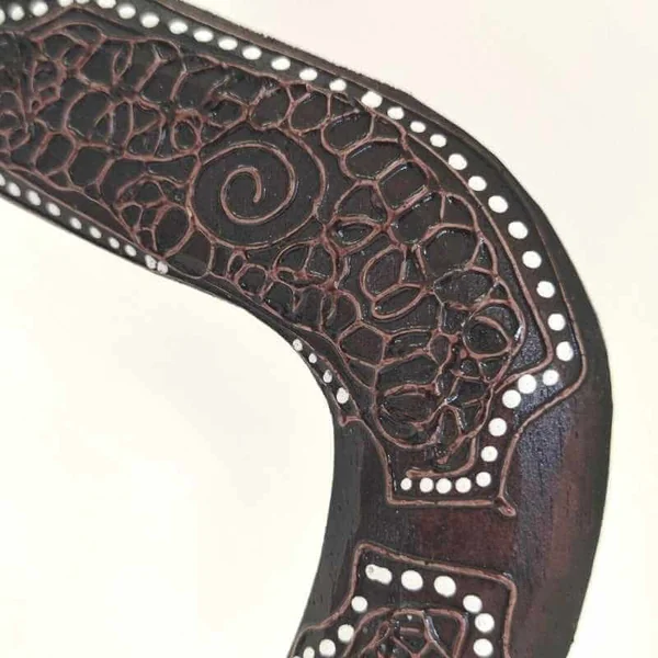 Serpiente de madera de Sono de Bali grande