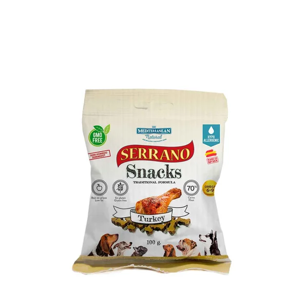 Serrano Snacks Semihumedo Pavo 100g