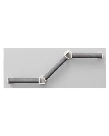 Set de pared 2 blanco/gris