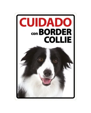 Señal A5 'Cuidado con Border Collie'
