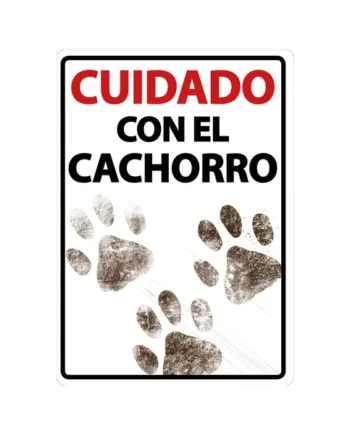 Señal A5 'Cuidado con el Cachorro'