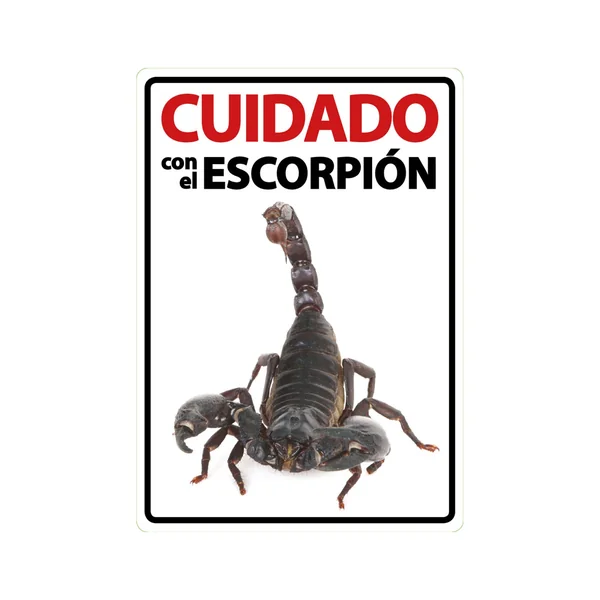 Señal A5 'Cuidado con el Escorpión'