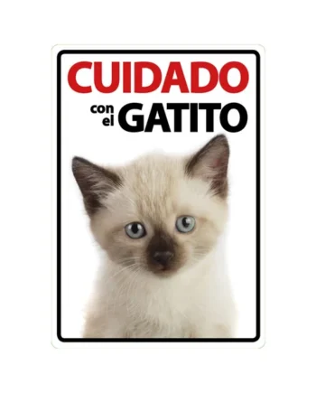 Señal A5 'Cuidado con el Gatito'