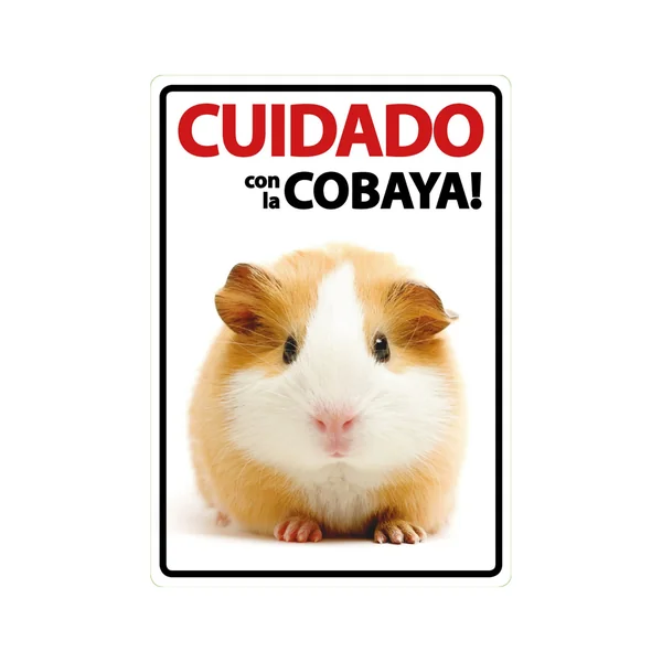 Señal A5 'Cuidado con la Cobaya'