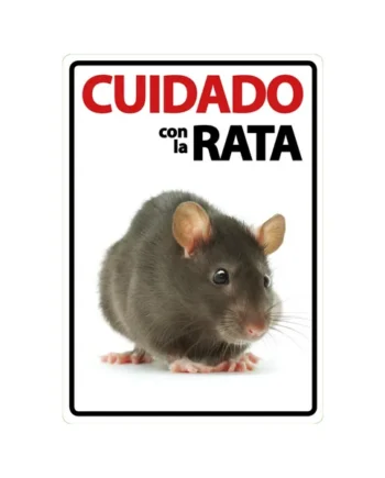 Señal A5 'Cuidado con la Rata'