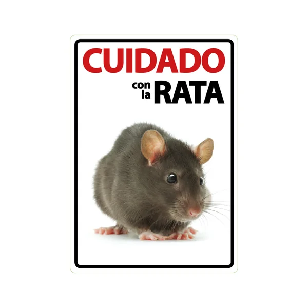 Señal A5 'Cuidado con la Rata'
