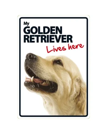 Señal A5 'Golden Retriever - Lives Here'
