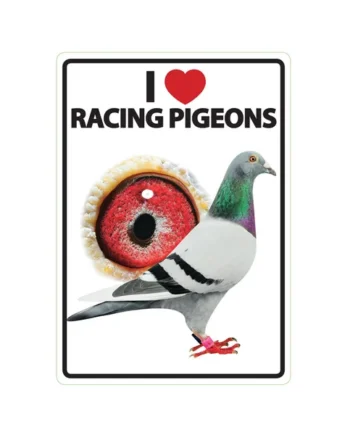 Señal A5 'I Love Racing Pigeons'