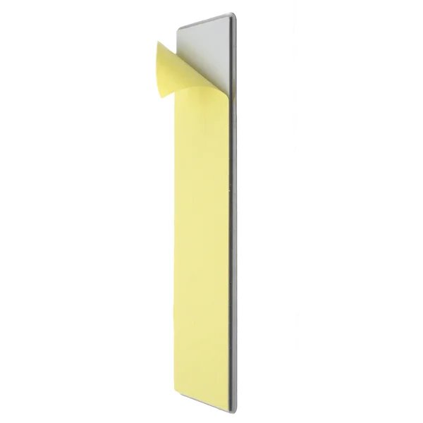 Señal adhesiva Empujar Acero inoxidable 5x20 cm Gris