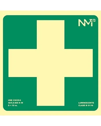 Señal Botiquin PVC 21 x 21 cm Verde