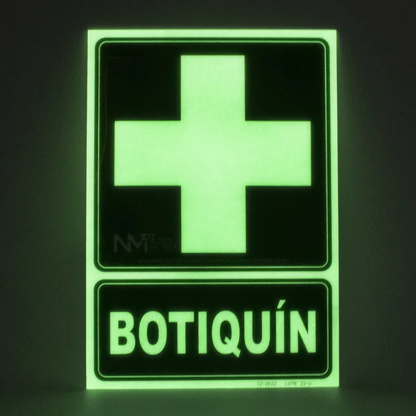 Señal Botiquin PVC 22.4 x 30cm Verde