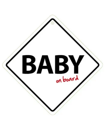 Señal con Ventosa 'Baby on Board'