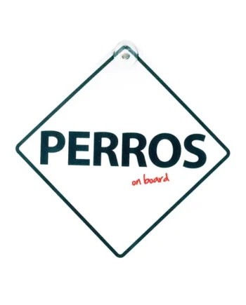 Señal con Ventosa 'Perros on Board'