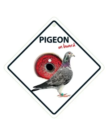 Señal con Ventosa 'Pigeon on Board'
