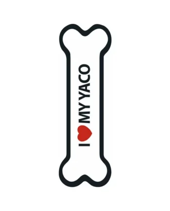 Señal-Hueso Magnético 'I Love my Yaco'