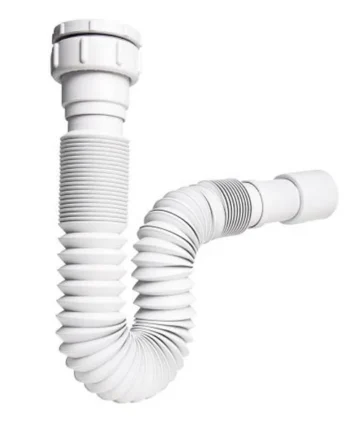 Sifón Extensible 1-1/4" 1-1/2" 32-40mm Blanco