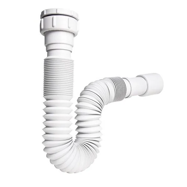Sifón Extensible 1-1/4" 1-1/2" 40-50mm Blanco