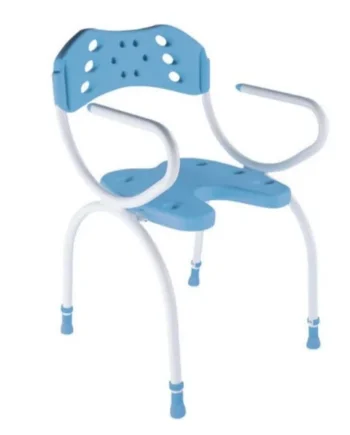 Silla con Respaldo para Ducha Forma de U