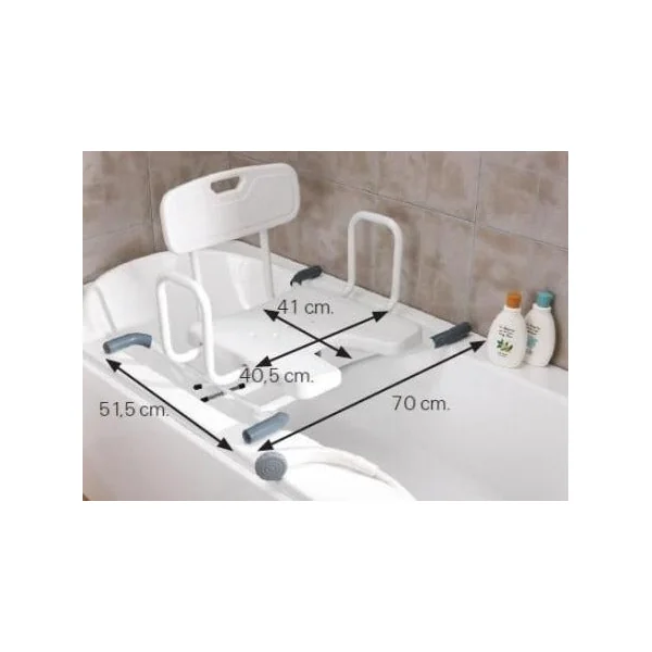 Silla de Bañera con Asiento Giratorio Luxury
