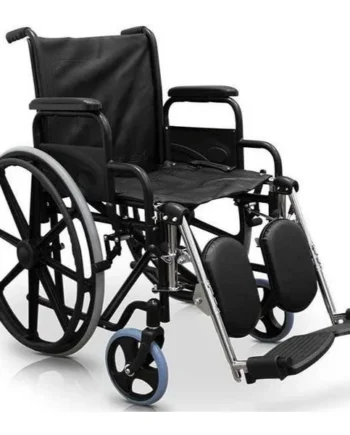 Silla de Ruedas Acero con Reposapies Elevables | Commodity