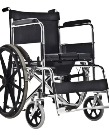 Silla de Ruedas con Asiento WC acolchado
