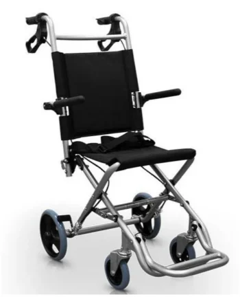 Silla de Ruedas de Aluminio con Frenos Extra plegable | Uso Doméstico
