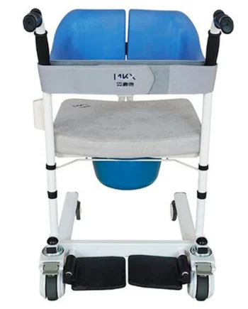 Silla de ruedas Ducha Transferencias y WC con Cubeta Extraíble