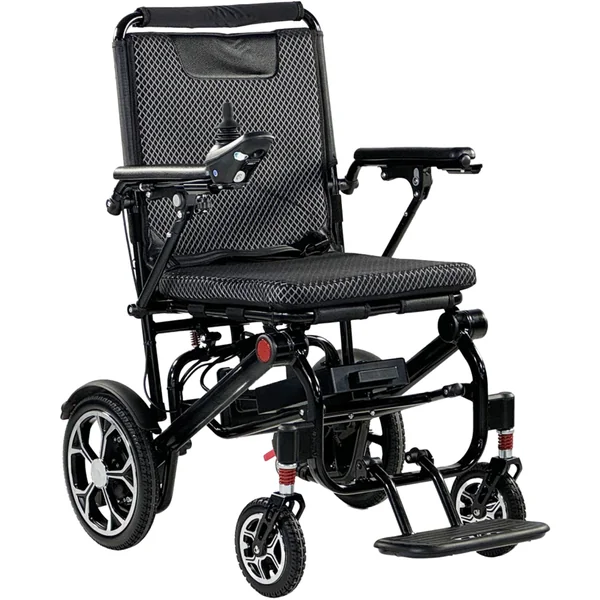 Silla de Ruedas Eléctrica Plegable Súper Ligera | Batería 10 Ah