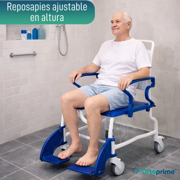 Silla de Ruedas para Ducha y WC Rebotec Erfurt