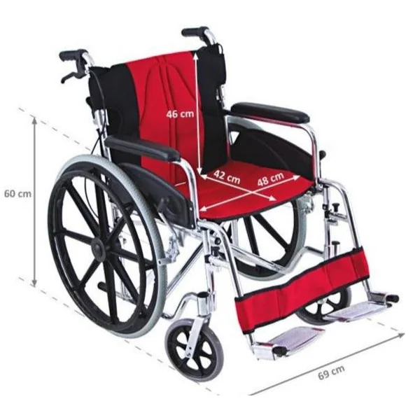 Silla de Ruedas Plegable Aluminio | Compa XXL
