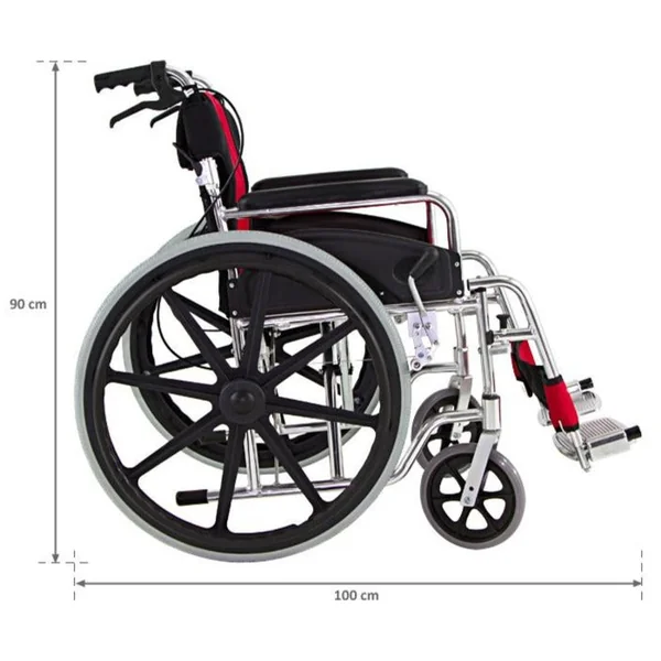 Silla de Ruedas Plegable Aluminio | Compa XXL