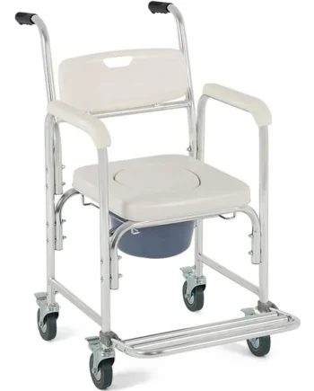 Silla Ducha WC con Pies Abatibles