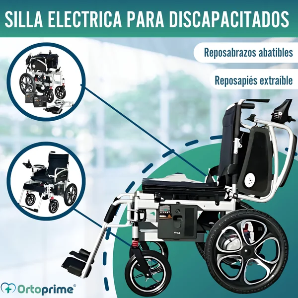 Silla Eléctrica Plegable con Baterías de Gel | 5 Velocidades