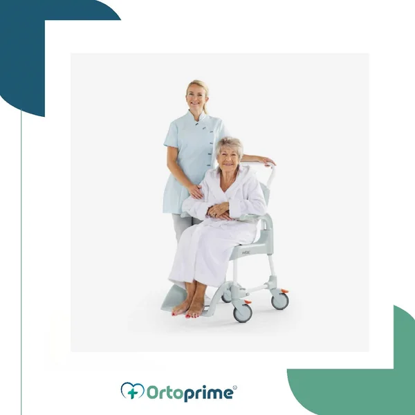 Silla para Ducha y WC Sanitaria Clean Confort