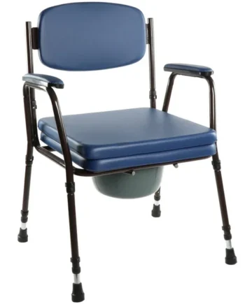 Silla WC Acolchada con Inodoro Portátil