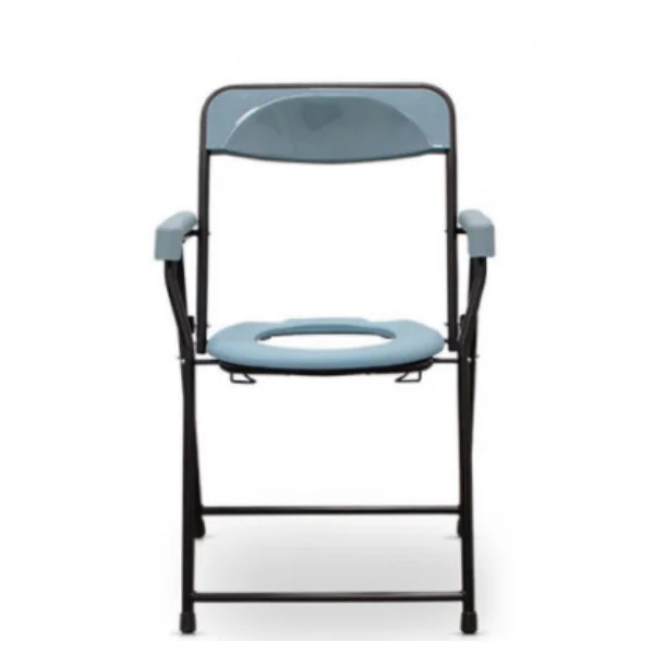Silla WC Sanitaria Luxury con Reposabrazos Plegable