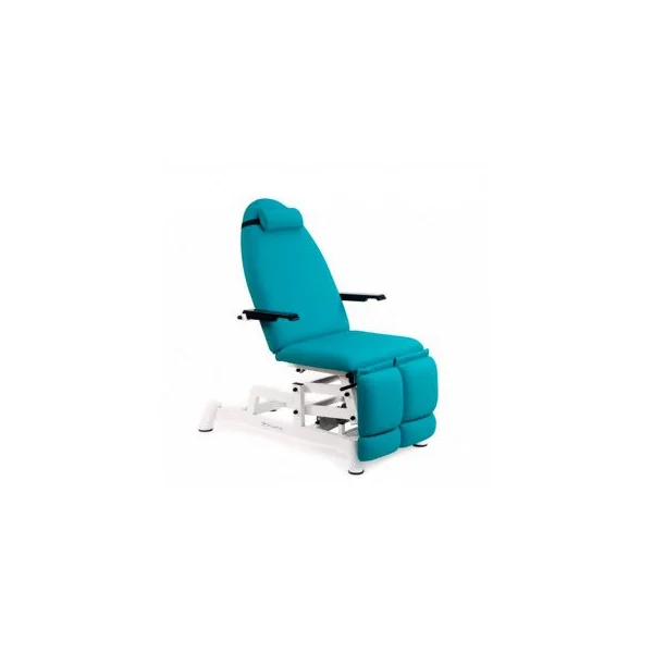 Sillón eléctrico de podología con regulación de altura