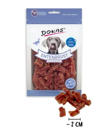 Snack natural Dokas tacos de pechuga de pato para perros