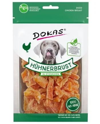 Snack Natural Dokas Tacos de Pechuga de Pollo para Perros