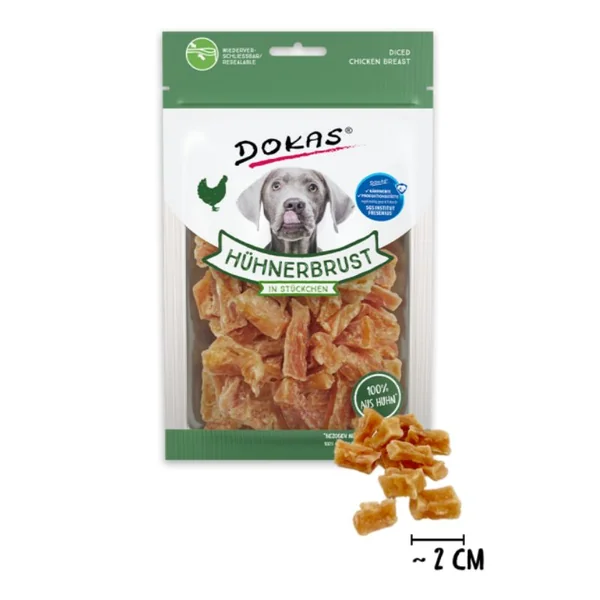 Snack Natural Dokas Tacos de Pechuga de Pollo para Perros