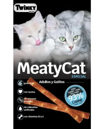 Snack Twinky Meatycat Pavo 9 g