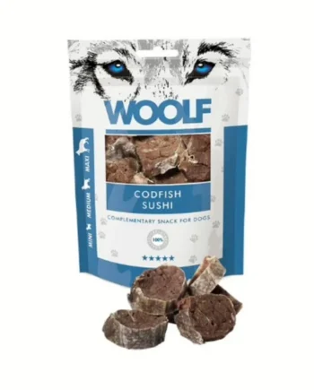 Snack Woolf Sushi de Bacalao 100gr Pemio para perros