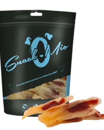 SnackOmio Orejas de Conejo con Pollo para Perros — Snack Natural