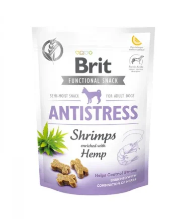 Snacks Funcional Antiestrés Gambas y cáñamo - Brit
